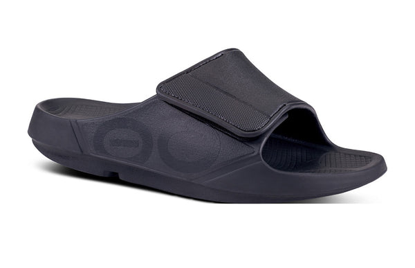 OOFOS OOahh Sport Flex Matte Black for Men – trade.oofos-canada