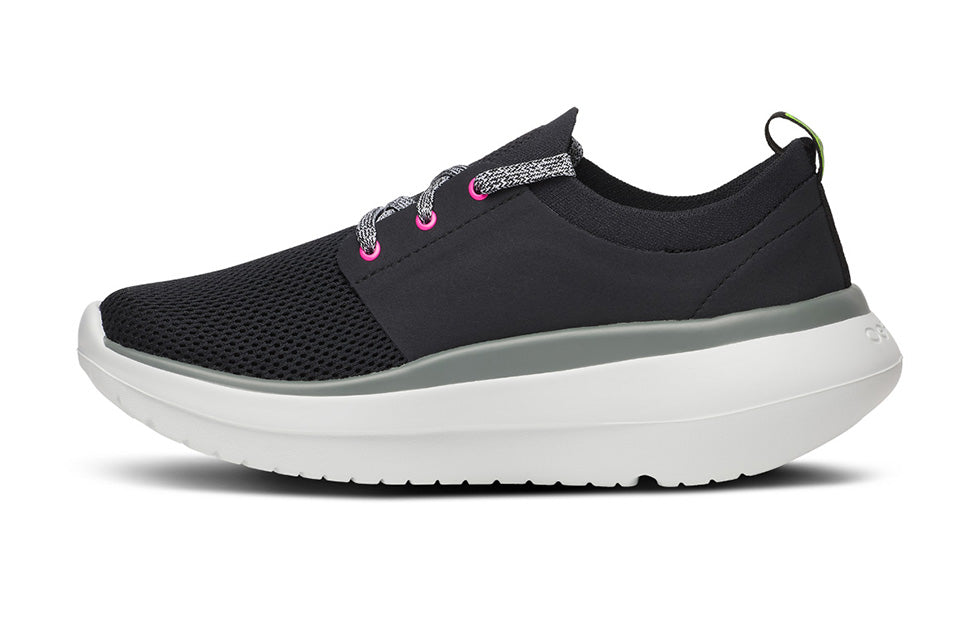 5077WHTBLK OOmy Stride White Black - Women's