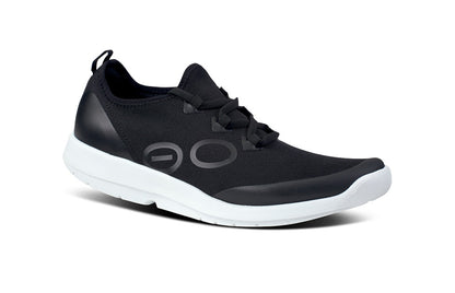 5086WHTBLK OOmg Sport LS White Black - Men's