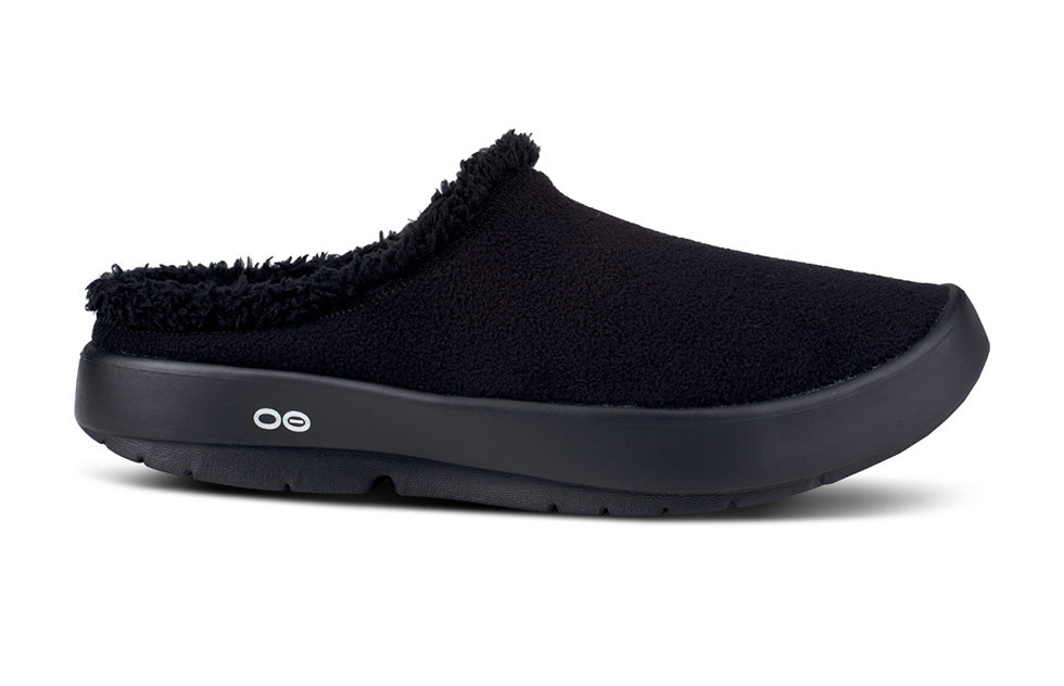 5284BLACK OOcoozie Mule Slipper Black - Men's