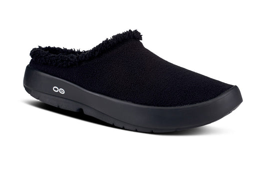 5284BLACK OOcoozie Mule Slipper Black - Men's