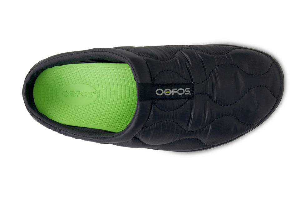 5286BLK OOcoozie Thermo Slipper Black - Men's